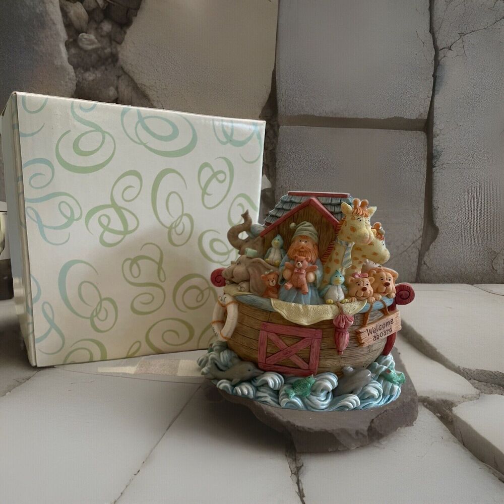 NEW Noah's Arc Noah & Friends Bank Figurine by San Francisco Music Box Company